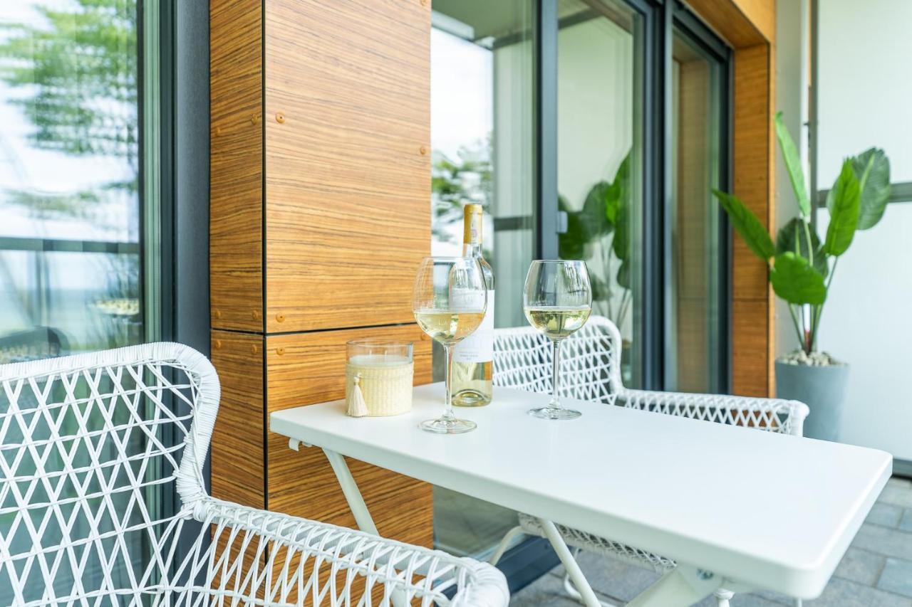 Apartament Baltic View 21 Z Widokiem Na Morze Ustronie Morskie Luaran gambar