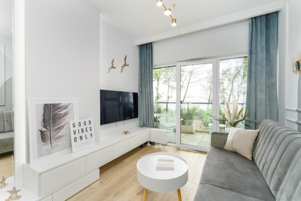 Apartament Baltic View 21 Z Widokiem Na Morze Ustronie Morskie Luaran gambar