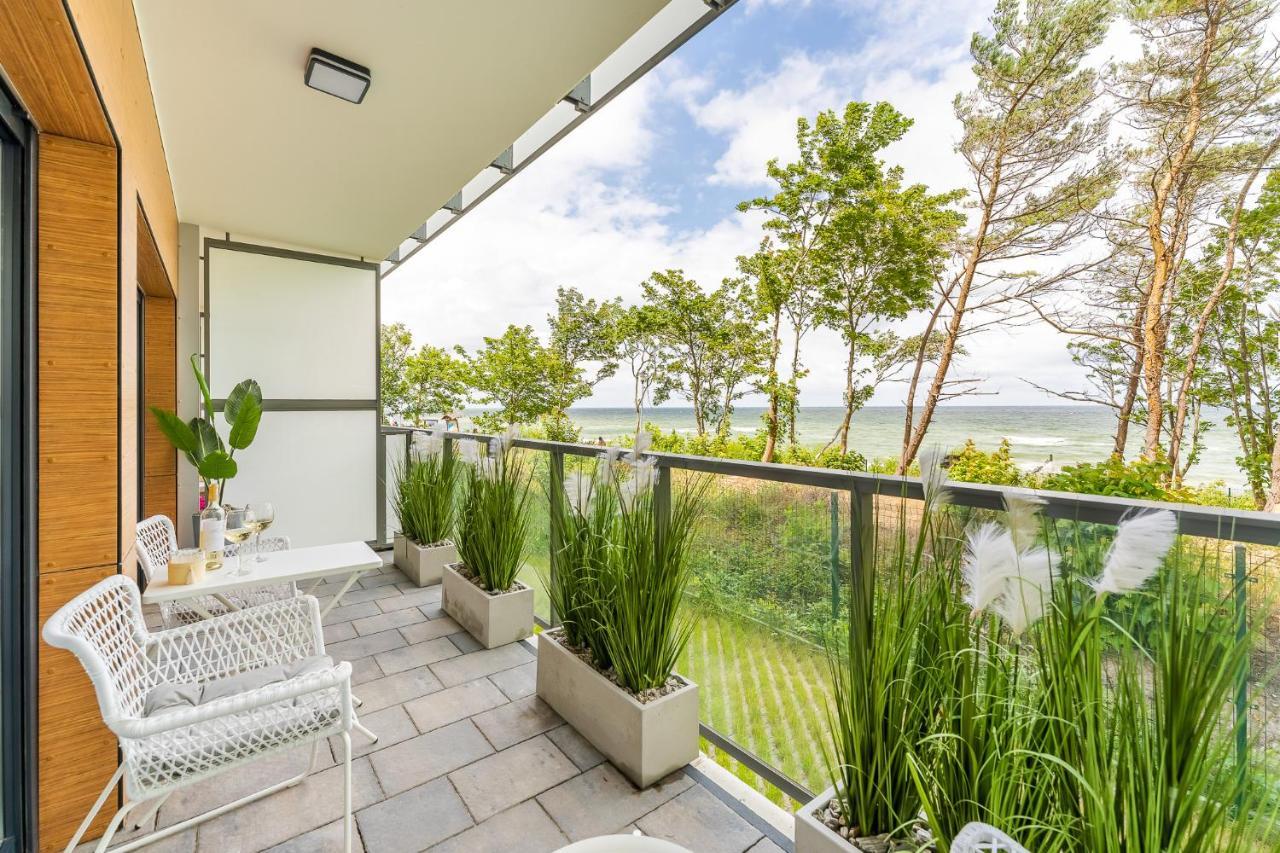 Apartament Baltic View 21 Z Widokiem Na Morze Ustronie Morskie Luaran gambar